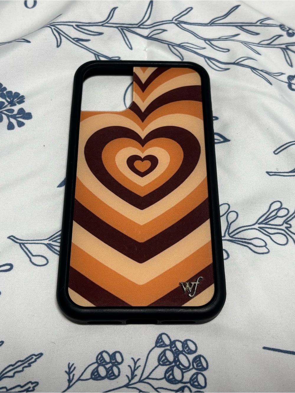 Latte Love Mocha Brown Wildflowers Case - IPhone 11